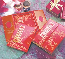 開中門梅花相片盒裝
