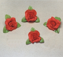 【畢業百貨 畢業胸花 人造花 】絲花-中(紅)