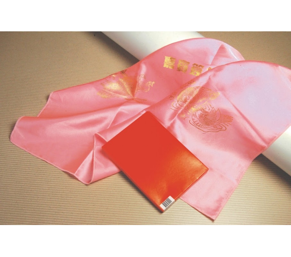 簽名綢:K金綢(中)鴛鴦